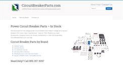 Desktop Screenshot of circuitbreakerparts.com