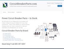 Tablet Screenshot of circuitbreakerparts.com